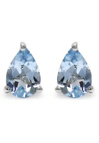 Braccatta - TERI 7 srebrne kolczyki blue topaz łezka 1,6 ct.. Materiał: srebrne. Kolor: srebrny. Kamień szlachetny: topaz #1