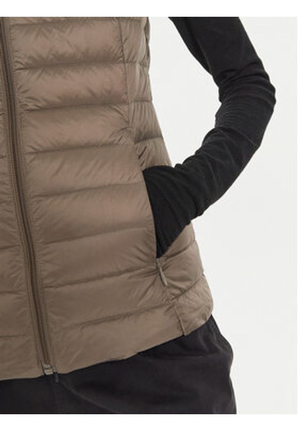 Jott Bezrękawnik Seda P000WDOW04 Beżowy Slim Fit. Kolor: beżowy. Materiał: syntetyk. Długość rękawa: bez rękawów