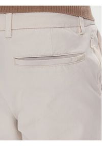 BOSS Chinosy P-Kaiton1 50543945 Écru Slim Fit. Materiał: syntetyk