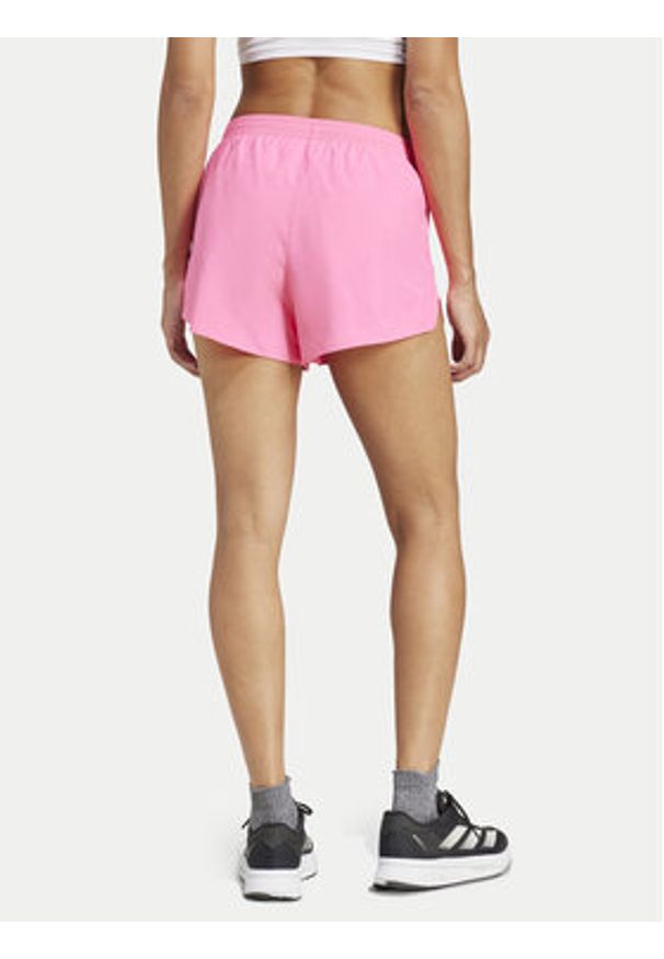 Adidas - adidas Szorty sportowe Adizero Essentials JF3500 Różowy Regular Fit. Kolor: różowy. Materiał: syntetyk