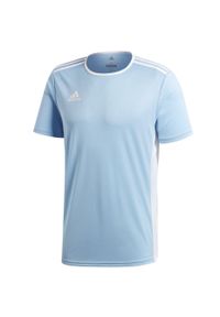 Adidas - Koszulka piłkarska adidas Entrada 18 CD8414. Kolor: niebieski. Sport: piłka nożna