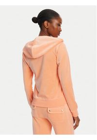 Juicy Couture Bluza Robertson JCAP176 Pomarańczowy Slim Fit. Kolor: pomarańczowy. Materiał: syntetyk