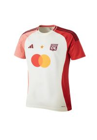 Adidas - Koszulka Olympique Lyonnais 24/25 Third. Kolor: biały, beżowy, wielokolorowy. Materiał: materiał