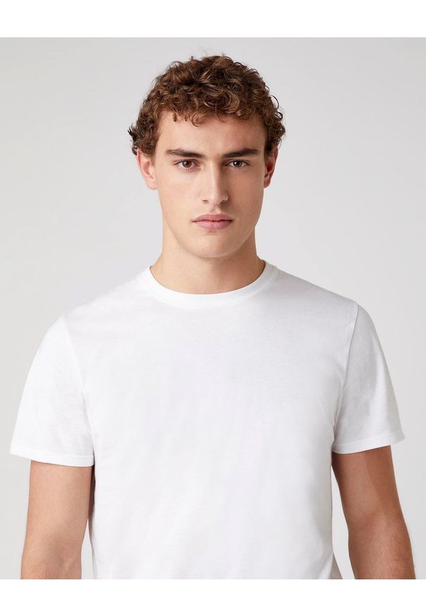 Wrangler - WRANGLER SS 2 PACK TEE MĘSKIE T-SHIRTY KOSZULKI DWUPAK WHITE W7BADH989 112131580