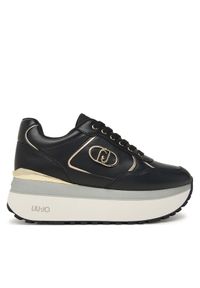 Liu Jo Sneakersy Plus 01 BF5011 P0102 Czarny. Kolor: czarny. Materiał: skóra
