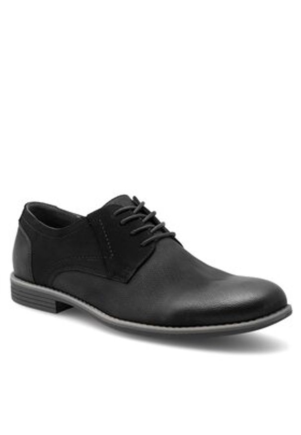 Lanetti Półbuty M16AW070-31 Czarny. Kolor: czarny. Materiał: skóra