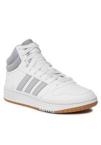 Adidas - adidas Sneakersy Hoops 3.0 Mid Lifestyle Basketball Classic Vintage Shoes IG5568 Biały. Kolor: biały. Sport: koszykówka #4