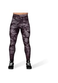 GORILLA WEAR - Legginsy Gorilla Wear Franklin. Kolor: czarny, zielony, wielokolorowy. Sport: fitness
