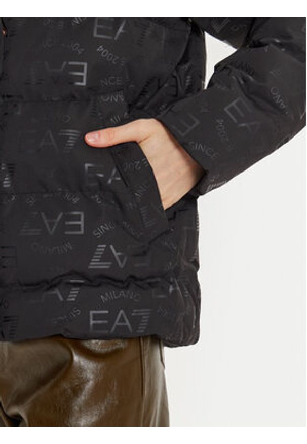 EA7 Emporio Armani Kurtka zimowa 6DTB12 TNGGZ 1200 Czarny Regular Fit. Kolor: czarny. Materiał: syntetyk. Sezon: zima