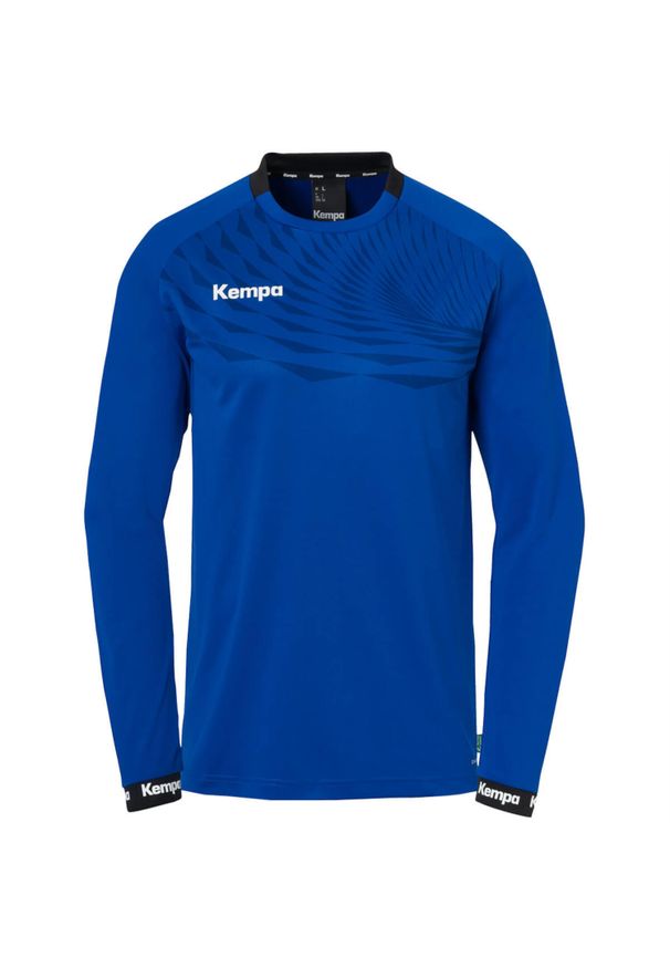 KEMPA - Dżersej z długim rękawem Kempa Wave 26. Kolor: niebieski. Materiał: jersey. Długość rękawa: długi rękaw. Długość: długie. Sport: piłka ręczna