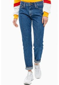 Lee - LEE ELLY SLIM DAMSKIE SPODNIE JEANSOWE JEANSY STRAIGHT BLUE L30XGAPT