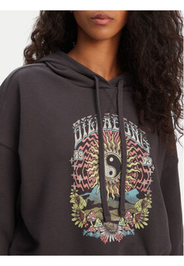 Billabong Bluza All Time EBJFT00146 Czarny Boxy Fit. Kolor: czarny. Materiał: bawełna