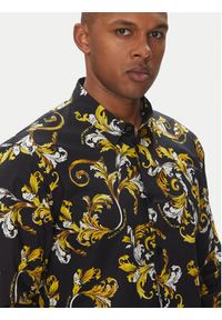 Versace Jeans Couture Koszula 78GAL2S0 Czarny Regular Fit. Kolor: czarny. Materiał: bawełna #3