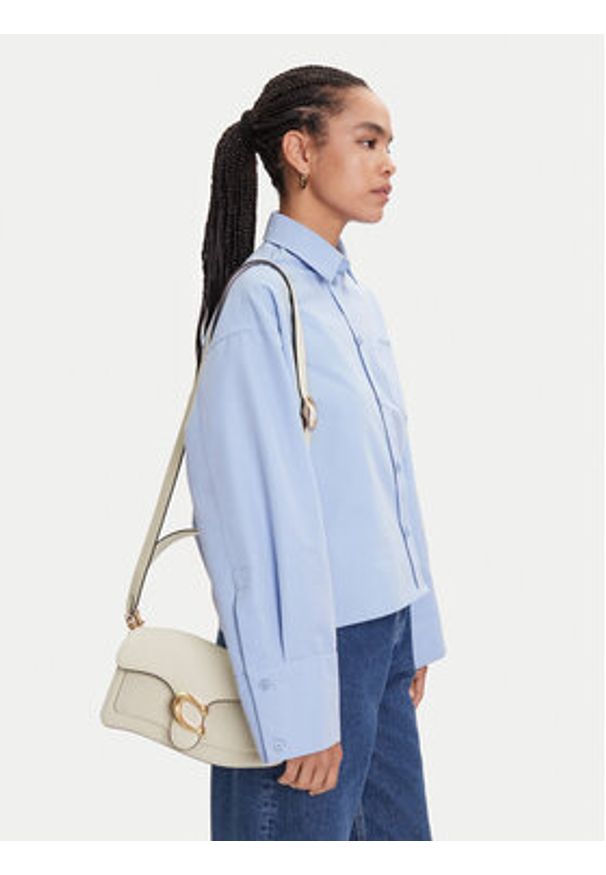 Coach Torebka CAN26 Biały. Kolor: biały. Materiał: skórzane