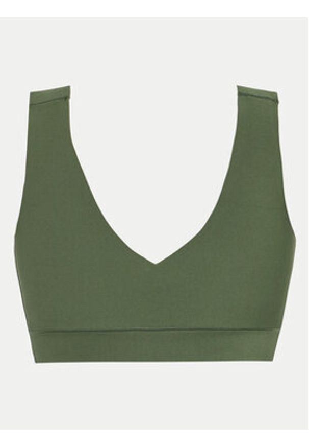 Chantelle Biustonosz top Soft Stretch C16A10 Zielony. Kolor: zielony. Materiał: syntetyk