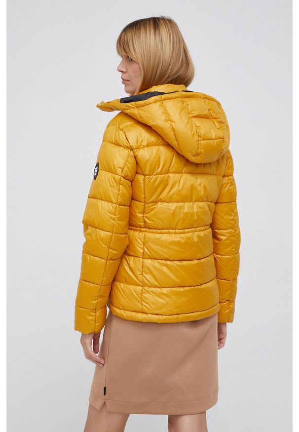 Pepe Jeans - Kurtka Camille. Kolor: żółty. Materiał: materiał. Wzór: gładki