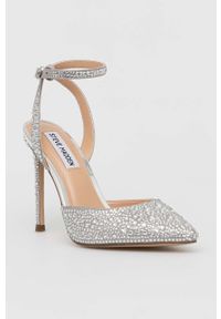 Steve Madden szpilki Revert-S kolor srebrny SM11002308. Zapięcie: klamry. Kolor: srebrny. Obcas: na szpilce. Wysokość obcasa: średni #2
