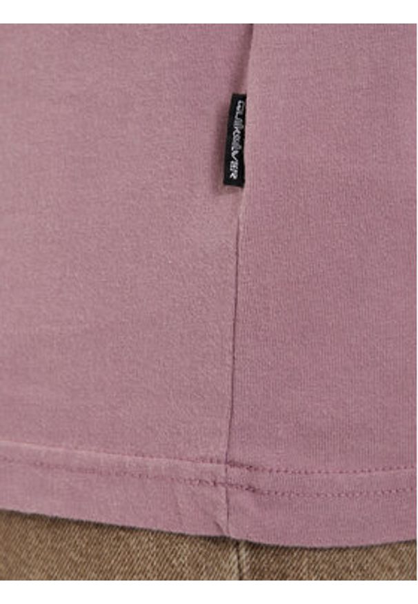 Quiksilver T-Shirt Elderberry EQYZT08200 Fioletowy Regular Fit. Kolor: fioletowy. Materiał: bawełna