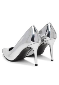 Versace Jeans Couture Szpilki 80VA3S50 ZS406 900 Srebrny. Kolor: srebrny. Materiał: skóra. Obcas: na szpilce #2