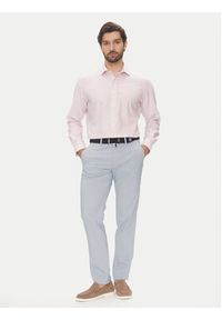 Pierre Cardin Chinosy C3 33730.1058 Błękitny Slim Fit. Kolor: niebieski. Materiał: bawełna #4