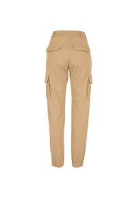 Urban Classics - Spodnie Damskie Twill Utility. Kolor: beżowy
