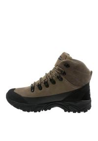 Buty trekkingowe męskie CMP Dhenieb. Wysokość cholewki: za kostkę. Zapięcie: sznurówki. Kolor: czarny, brązowy, wielokolorowy. Materiał: zamsz, skóra, materiał. Szerokość cholewki: normalna. Sport: turystyka piesza