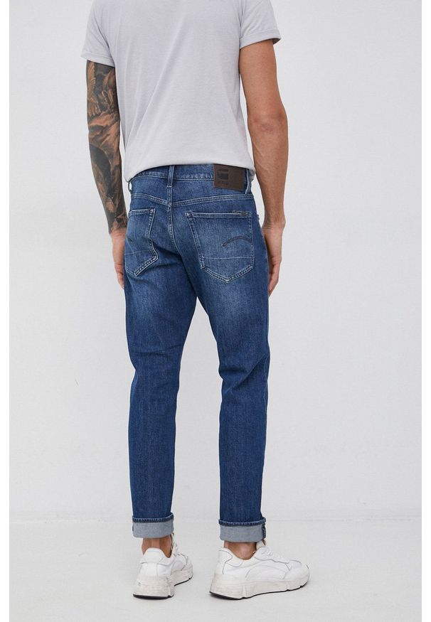 G-Star RAW - G-Star Raw Jeansy 3301 męskie. Kolor: niebieski