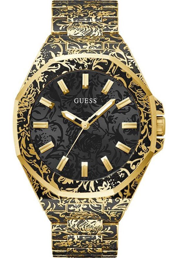 Zegarek Guess Zegarek męski Guess GW0700G1 czarny. Kolor: czarny