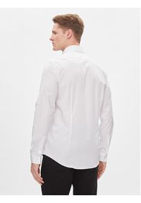 Calvin Klein Koszula K10K112310 Biały Slim Fit. Kolor: biały. Materiał: bawełna #3