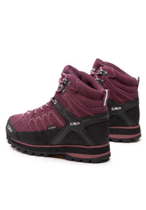 CMP Trekkingi Moon Mid Wmn Trekking Shoe Wp 31Q4796 Fioletowy. Kolor: fioletowy. Materiał: zamsz, skóra