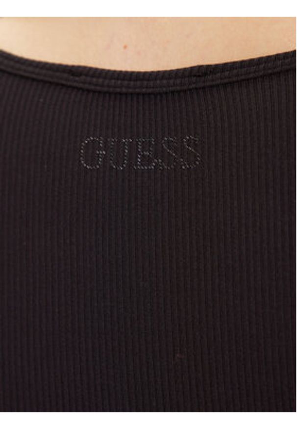 Guess Sukienka codzienna O5BK03 KCDA2 Czarny Slim Fit. Okazja: na co dzień. Kolor: czarny. Typ sukienki: proste. Styl: casual