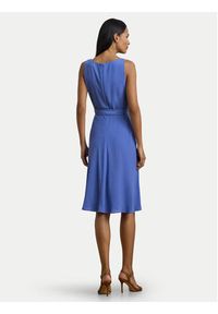 Lauren Ralph Lauren - LAUREN RALPH LAUREN Sukienka codzienna 250909378005 Niebieski Regular Fit. Okazja: na co dzień. Kolor: niebieski. Materiał: syntetyk. Typ sukienki: proste. Styl: casual