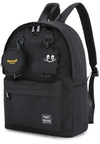 Plecak na laptopa Himawari BAG 0422 15.6", czarny. Kolor: czarny