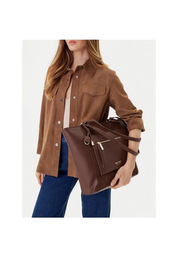 Torebka Nine West. Kolor: brązowy