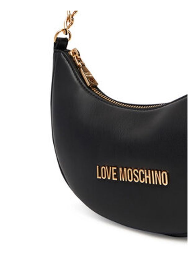 Love Moschino - LOVE MOSCHINO Torebka JC4094PP1NLU0000 Czarny. Kolor: czarny. Materiał: skórzane
