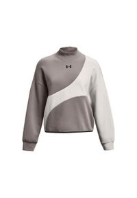 Bluzy sportowa damska Under Armour Unstoppable Flc Crop Crew. Kolor: szary