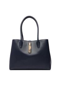 Furla Torebka Goccia M WB01978 ARE000 KH 4852S Granatowy. Kolor: niebieski. Materiał: skórzane #4