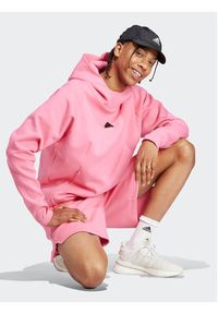 Adidas - adidas Bluza Z.N.E. Premium IN5117 Różowy Loose Fit. Kolor: różowy. Materiał: bawełna #4