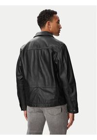 BOSS Kurtka skórzana Joban 50562532 Czarny Regular Fit. Kolor: czarny. Materiał: skóra #5