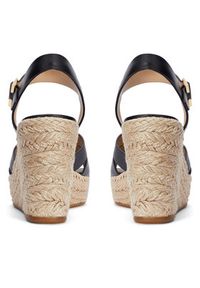 Lauren Ralph Lauren - LAUREN RALPH LAUREN Espadryle Soffia 802953961002 Czarny. Kolor: czarny. Materiał: skóra