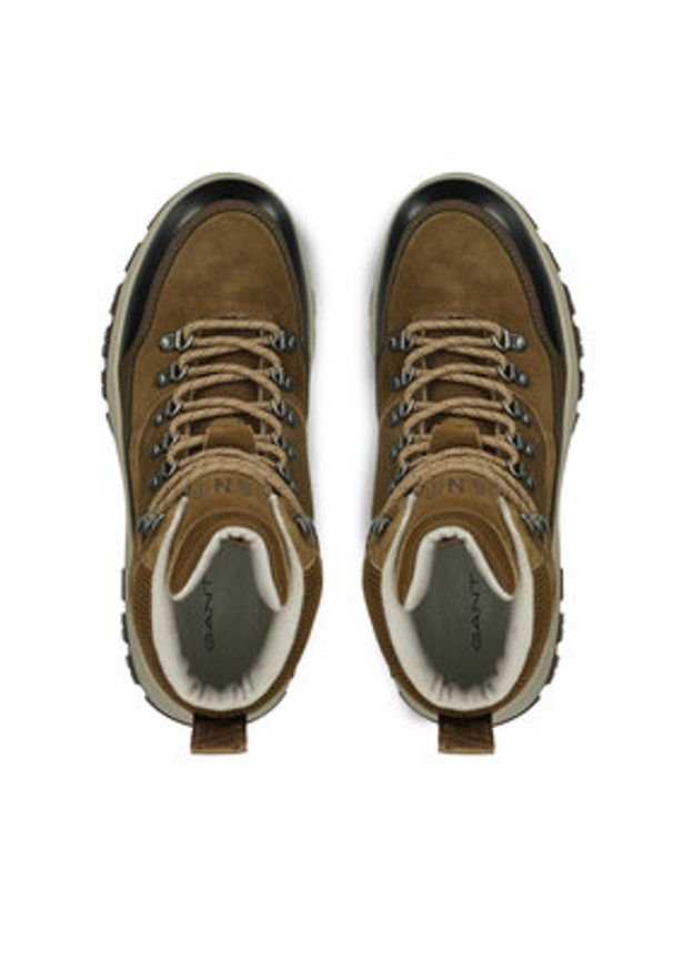 GANT - Gant Trapery Hillark 29643744 Khaki. Kolor: brązowy. Materiał: zamsz, skóra