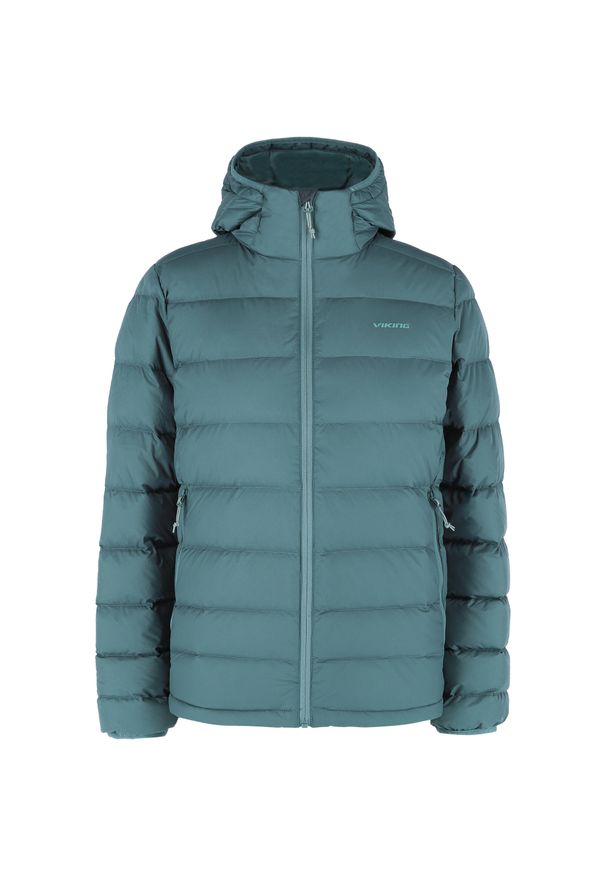 Viking - Kurtka puchowa damska VIKING Rovi. Kolor: zielony. Materiał: puch. Sport: turystyka piesza