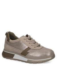 Sneakersy Caprice 9-23708-20 Cement/Khaki 275. Kolor: szary #1
