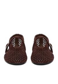 Badura Baleriny EO-AISHA-LT516-207 Brązowy ciemny. Kolor: brązowy. Materiał: skóra, zamsz #6