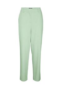 Vero Moda Spodnie materiałowe Zelda 10261257 Zielony Straight Fit. Kolor: zielony. Materiał: syntetyk