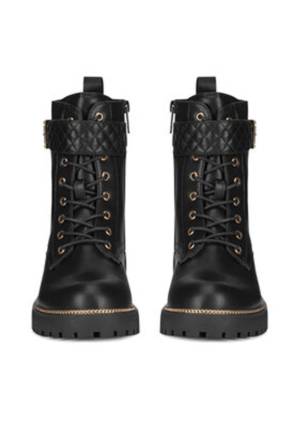 Jenny Fairy Trzewiki WS5260-01 Czarny. Kolor: czarny. Materiał: skóra