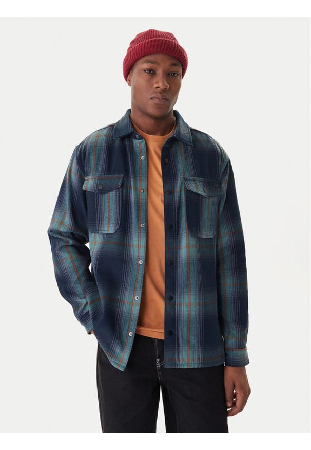 Billabong Koszula Lodge EBYWT03016 Granatowy Regular Fit. Kolor: niebieski. Materiał: bawełna