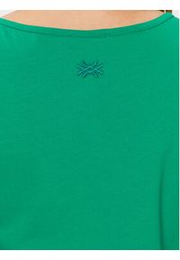 United Colors of Benetton - United Colors Of Benetton Sukienka codzienna 3K7ZDV00J Zielony Regular Fit. Okazja: na co dzień. Kolor: zielony. Materiał: bawełna. Typ sukienki: proste. Styl: casual