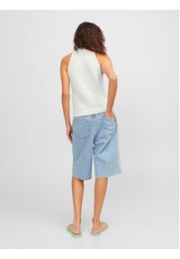 JJXX Bluzka Zitta 12226992 Biały Slim Fit. Kolor: biały. Materiał: bawełna #2