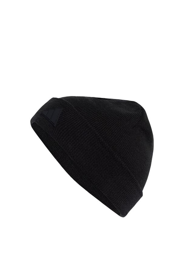 Adidas - Czapka Tech Beanie. Kolor: czarny. Materiał: dzianina, akryl. Styl: klasyczny